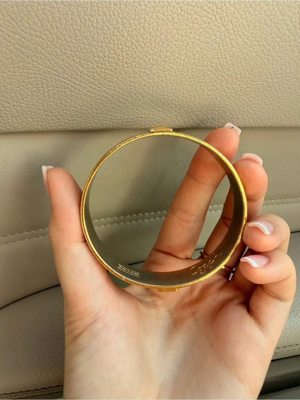 Coach cuff bracelet